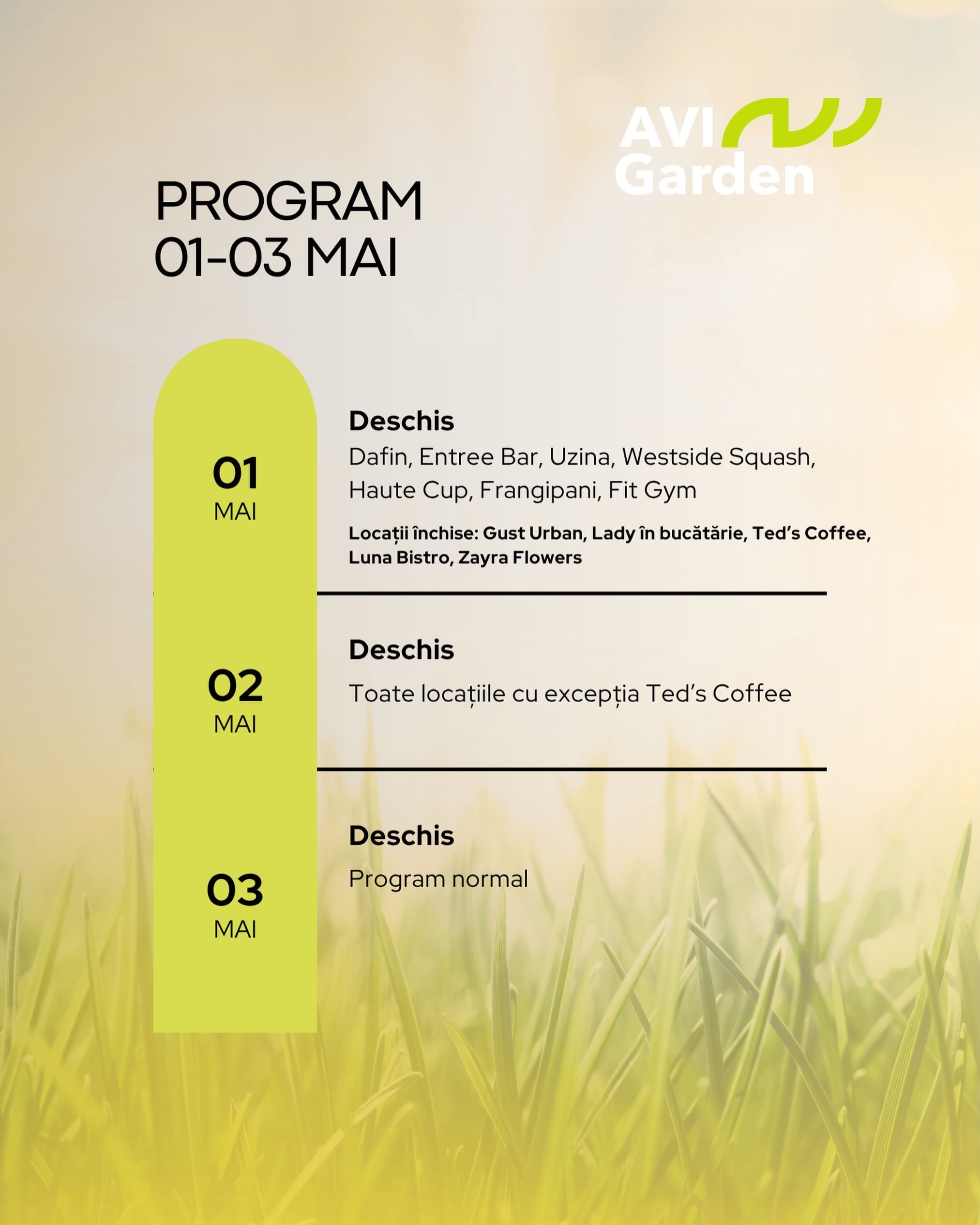 Program 1 Mai